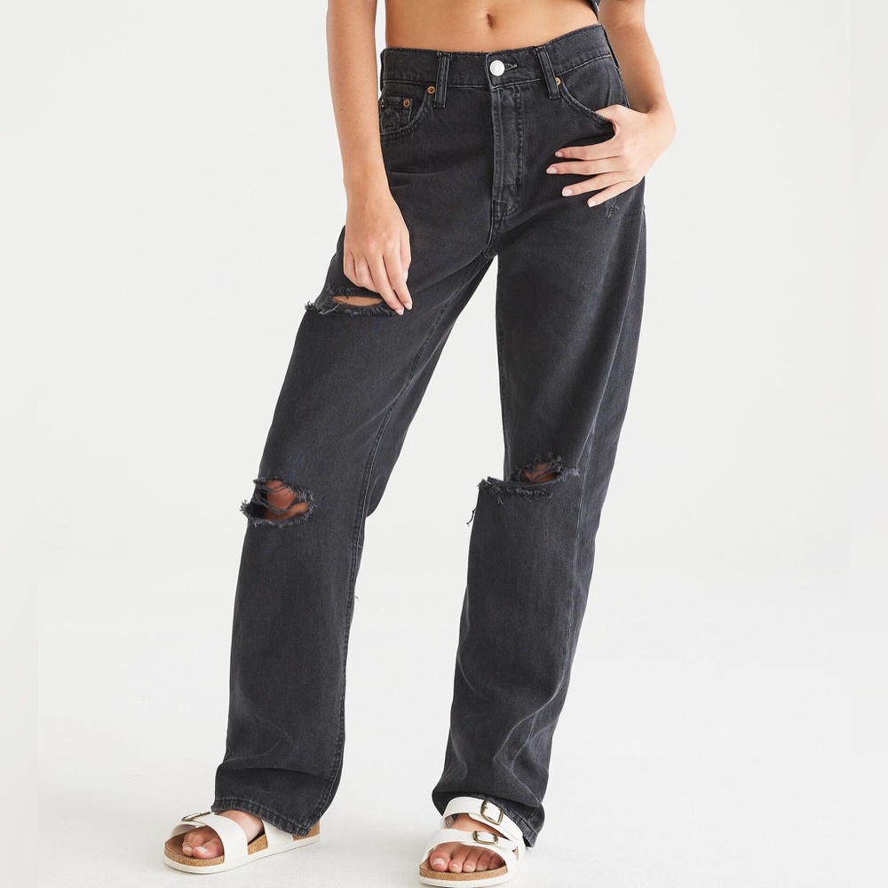 Aeropostale Black 90’s Baggy High Rise Jeans